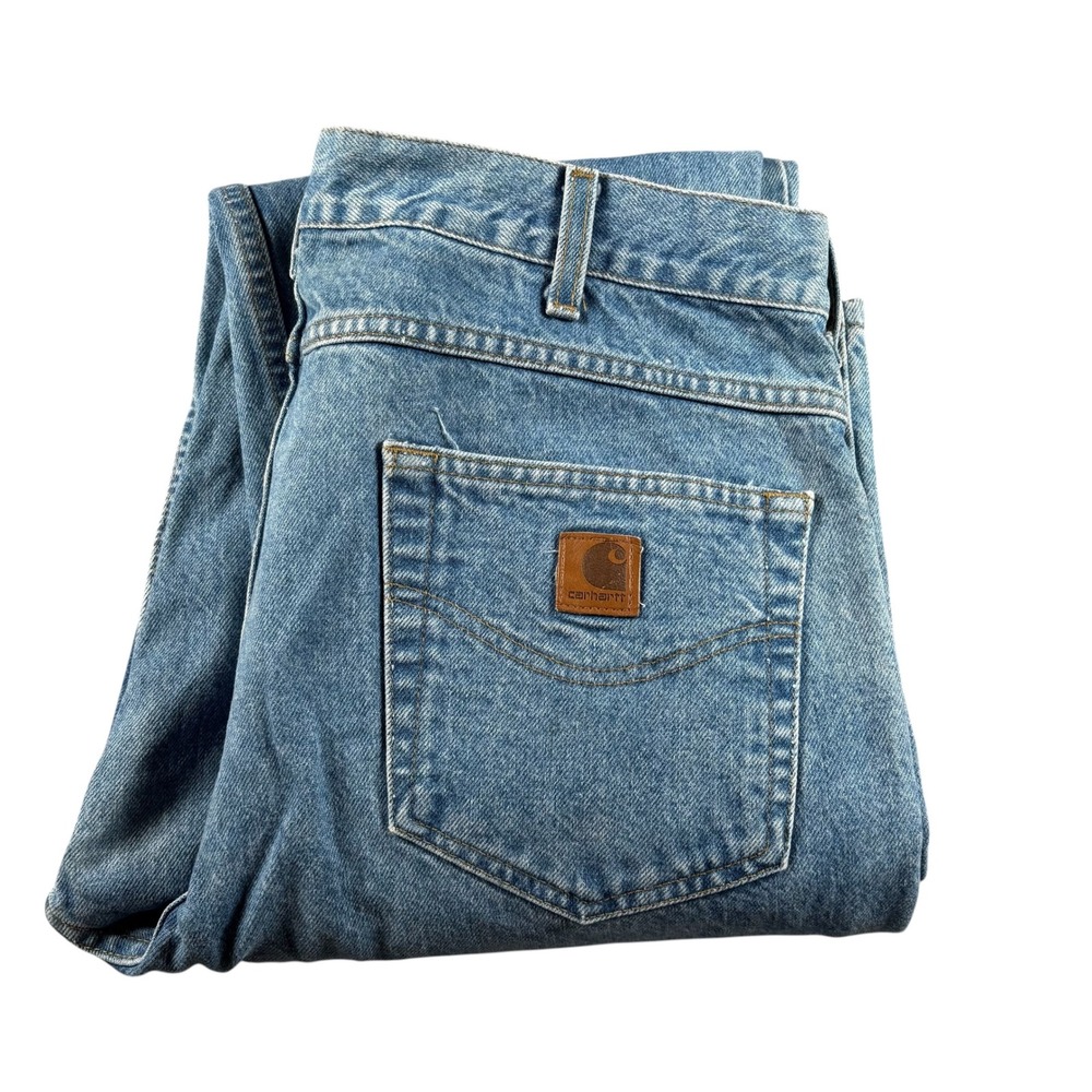 Carhartt Traditional Fit Jeans Mens HTF Sz 38x38 Stonewash Denim B18STW Gorpcore